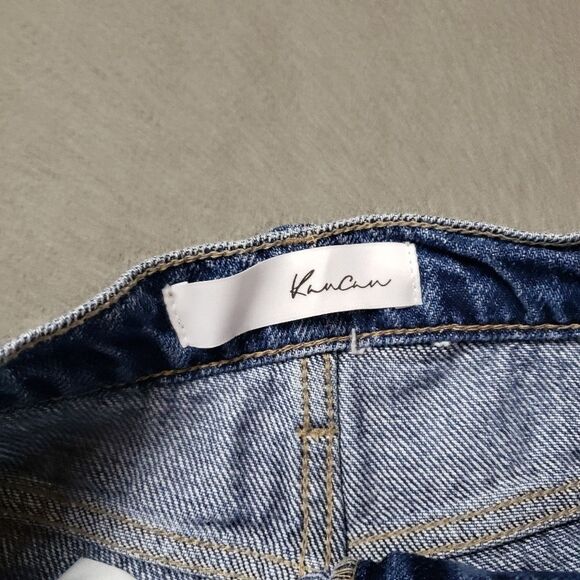 KanCan  Angelina High Rise Slim Straight Cropped Jeans Size 11 / 29 - Picture 9 of 14